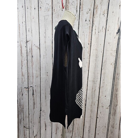 MW Women's 3 16/18 Chico's Travelers‎ Floral Abstract Cap Sleeve Tunic Top NWT - Picture 3 of 9